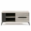 Sal N TOP MUEBLE | Mueble Tv Orlando Roble Y Gris Claro