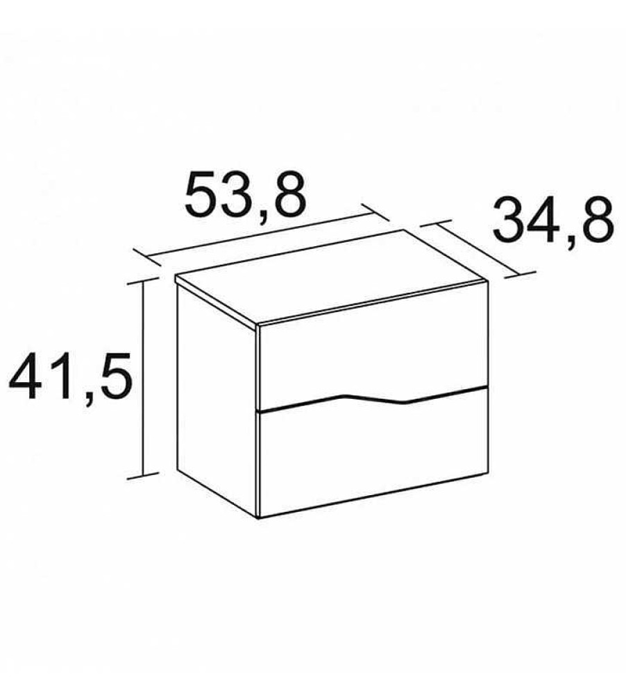 Dormitorio TOP MUEBLE Mesitas De Noche | Mesita De Noche Dalia Sable/Blanco 2C