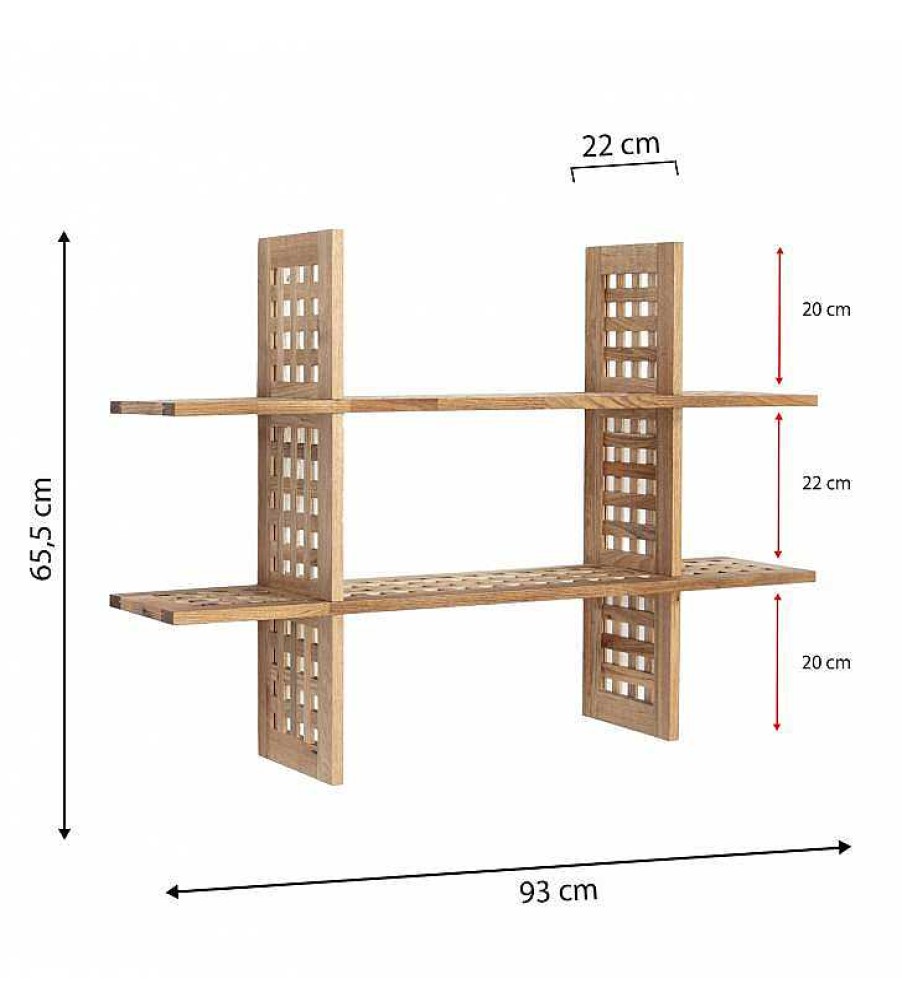 Sal N TOP MUEBLE | Estanter A De Pared Mimi 6H