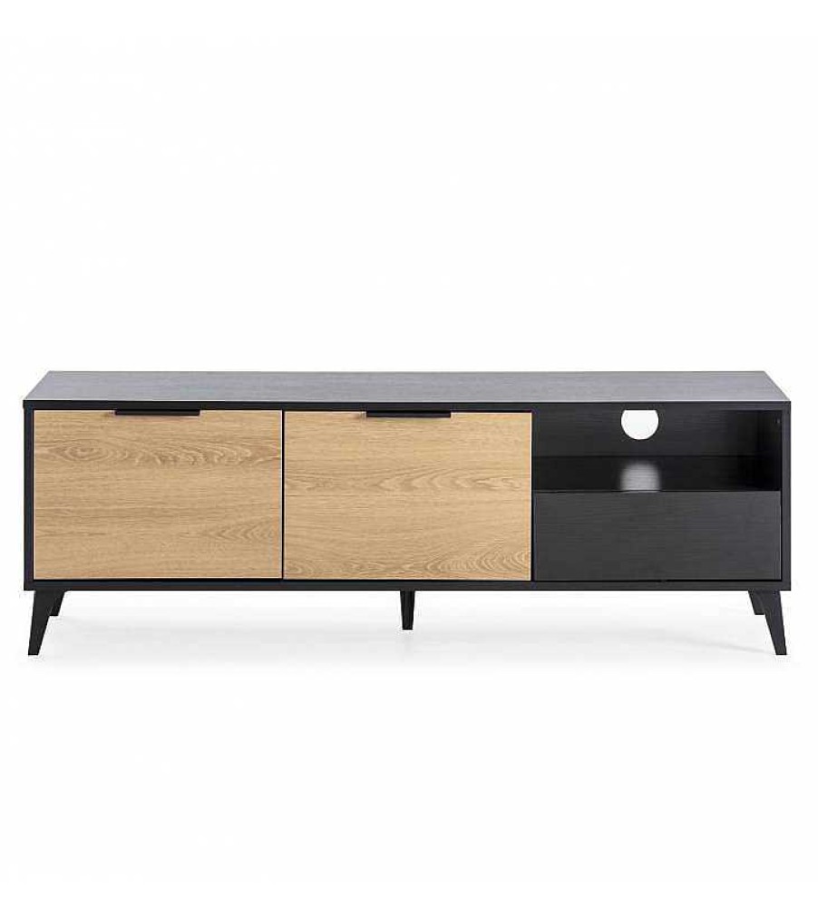 Sal N TOP MUEBLE | Mueble Tv Ariel 2P1C 136 Cm