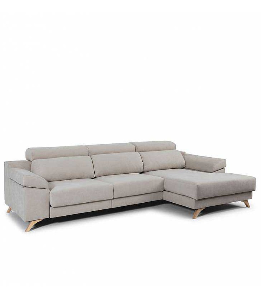 Sof S TOP MUEBLE | Sof Chaise Longue Michigan Bronx