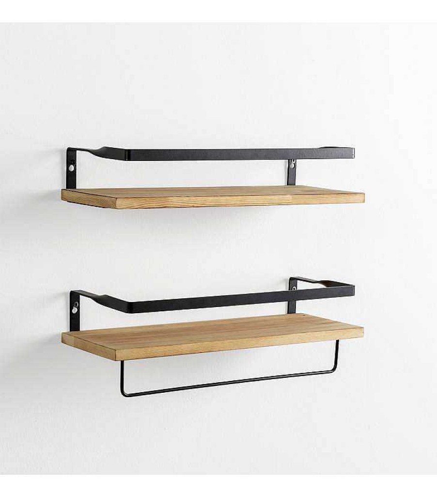 Sal N TOP MUEBLE | Set 2 Estanter As De Pared Xian