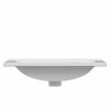 Muebles Para Ba O TOP MUEBLE | Lavabo Lavamanos 60X45Cm Cer Mico Blanco