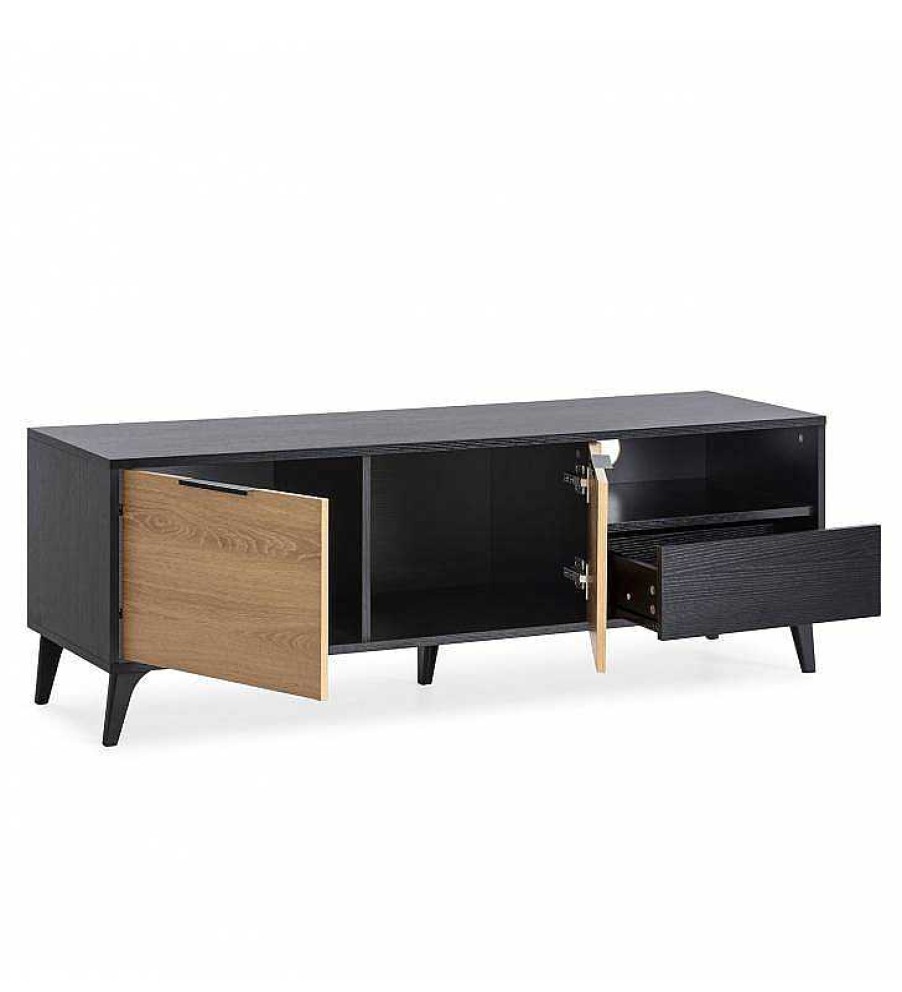 Sal N TOP MUEBLE | Mueble Tv Ariel 2P1C 136 Cm