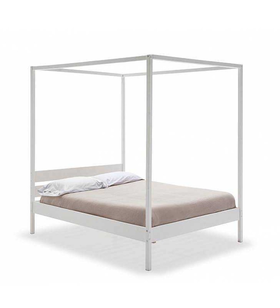 Dormitorio TOP MUEBLE Camas De Matrimonio | Cama Dossel 140Cm Con Somier