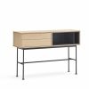 Sal N TOP MUEBLE | Consola Yoko 2C Roble