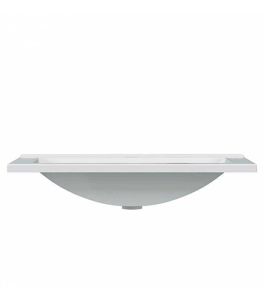 Muebles Para Ba O TOP MUEBLE | Lavabo Lavamanos 60X45Cm Pmma Blanco