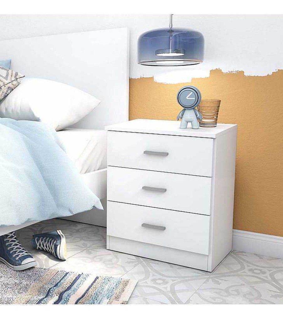 Dormitorio TOP MUEBLE Mesitas De Noche | Mesita De Noche Dubai 3C