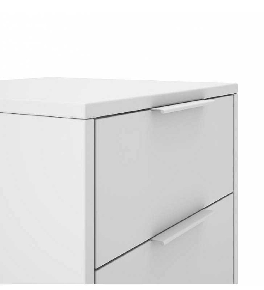 Dormitorio TOP MUEBLE Mesitas De Noche | Mesita De Noche White 2C