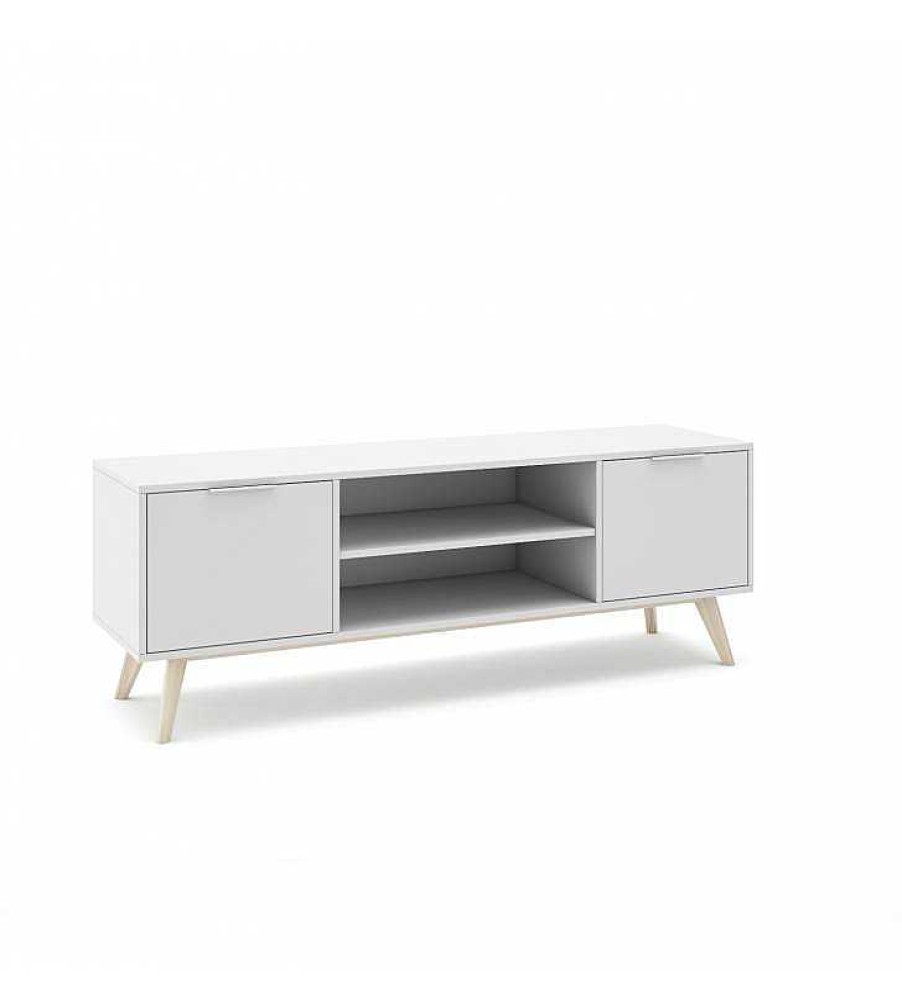 Sal N TOP MUEBLE | Mueble De Tv White 2P2H