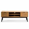 Sal N TOP MUEBLE | Mueble Tv Nati 2P2H Cera/Rattan