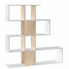 Sal N TOP MUEBLE | Estanter A Hawai 10H Color Blanco/Roble