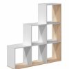 Sal N TOP MUEBLE | Estanter A Elsa Color Blanco/Roble