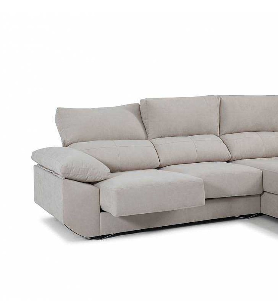 Sof S TOP MUEBLE | Sof Chaise Longue Alaska Bronx