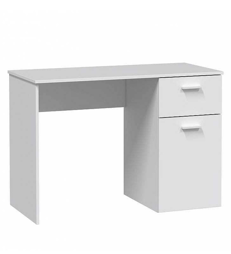 Muebles De Oficina TOP MUEBLE | Mesa De Escritorio Beda Color Blanco