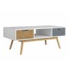 Sal N TOP MUEBLE | Mesa Centro Leti Blanco 2C