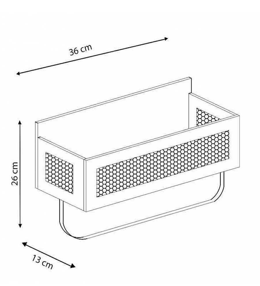 Sal N TOP MUEBLE | Estanter A De Pared Pablo