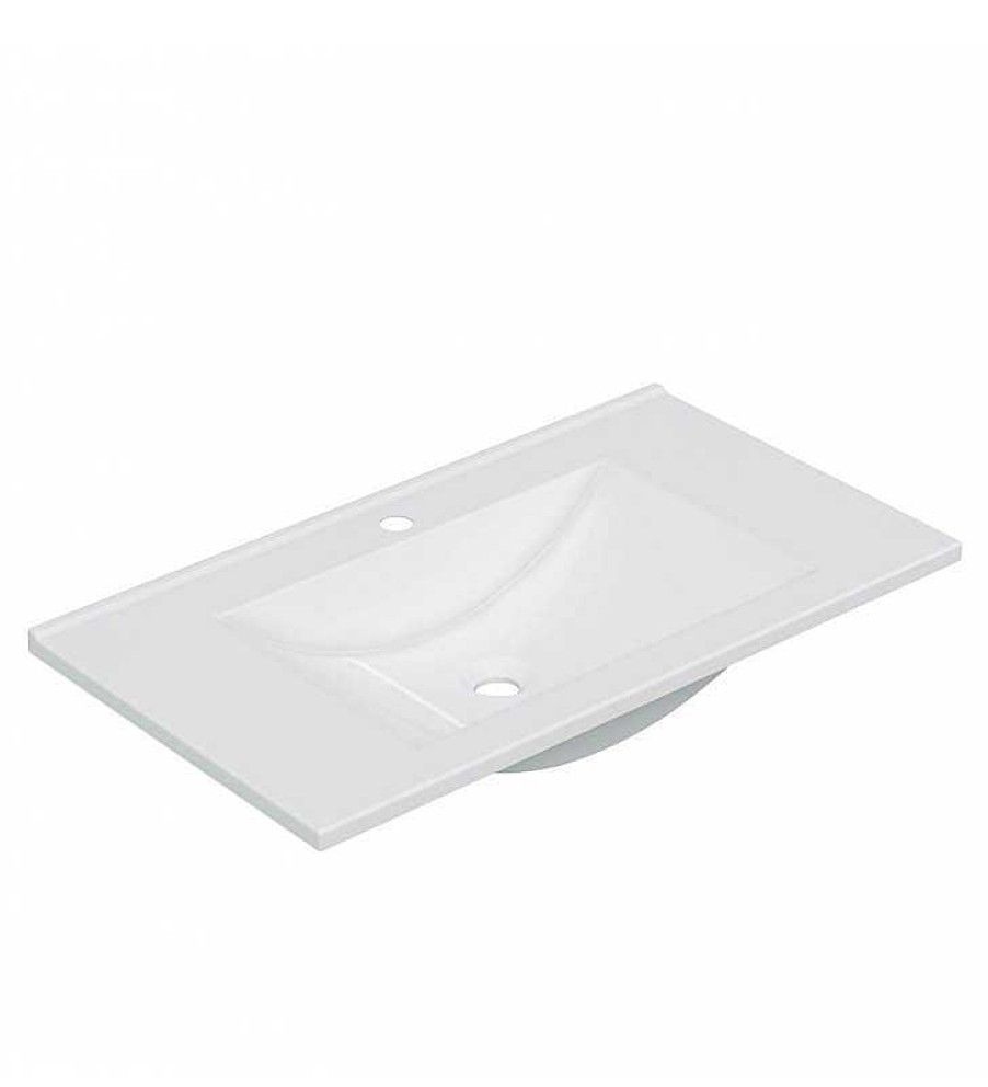 Muebles Para Ba O TOP MUEBLE | Pack Mueble De Ba O Lumi 80Cm Blanco Brillo