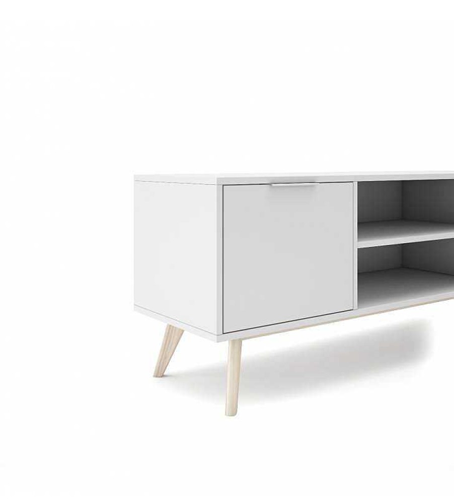 Sal N TOP MUEBLE | Mueble De Tv White 2P2H