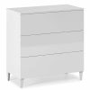 Dormitorio TOP MUEBLE C Modas Dormitorio | C Moda De Noche Vinci Blanco Brillo