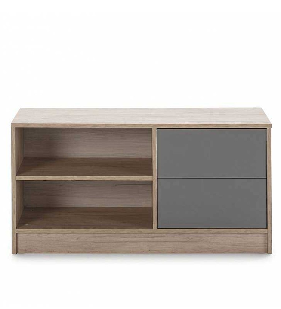 Sal N TOP MUEBLE | Mueble Tv Praga 100Cm 2C2H