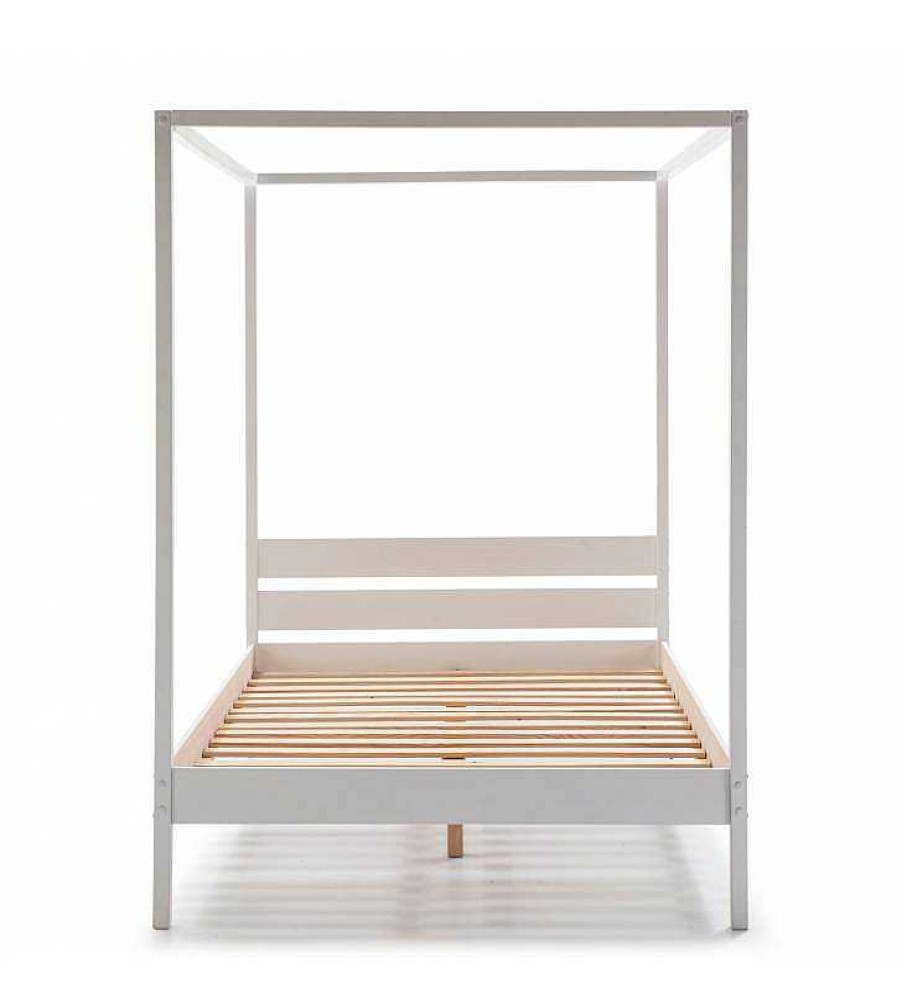 Dormitorio TOP MUEBLE Camas De Matrimonio | Cama Dossel 140Cm Con Somier