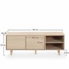 Sal N TOP MUEBLE | Mueble Tv Delia 2 Puertas