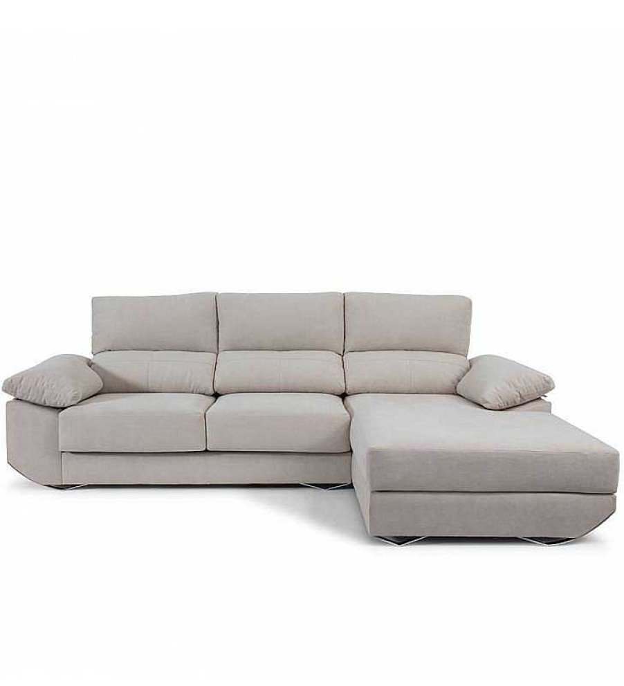 Sof S TOP MUEBLE | Sof Chaise Longue Alaska Bronx