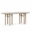 Comedor TOP MUEBLE | Mesa Oval Junco 200X100Cm