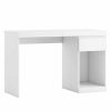 Muebles De Oficina TOP MUEBLE | Escritorio Leo Blanco De 1 Caj N Y 1 Hueco 120 Cm