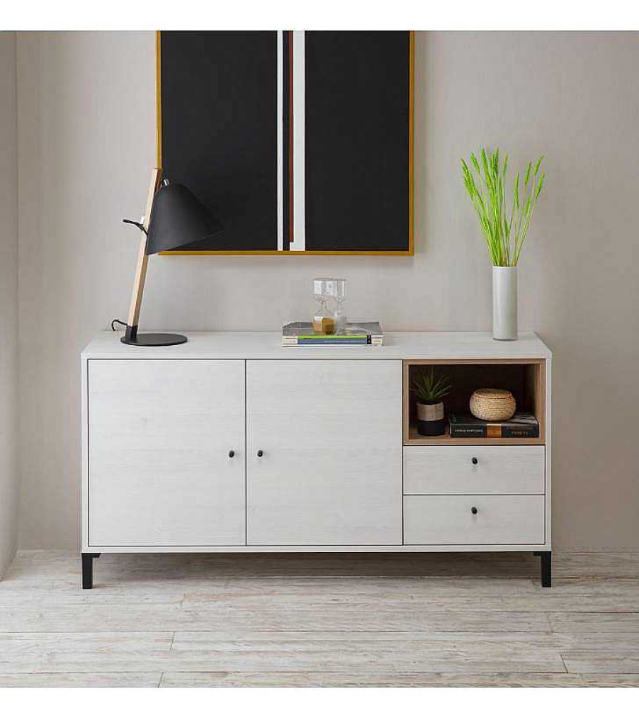 Packs TOP MUEBLE | Pack Muebles Sal N J Tiva Blanco Nordic