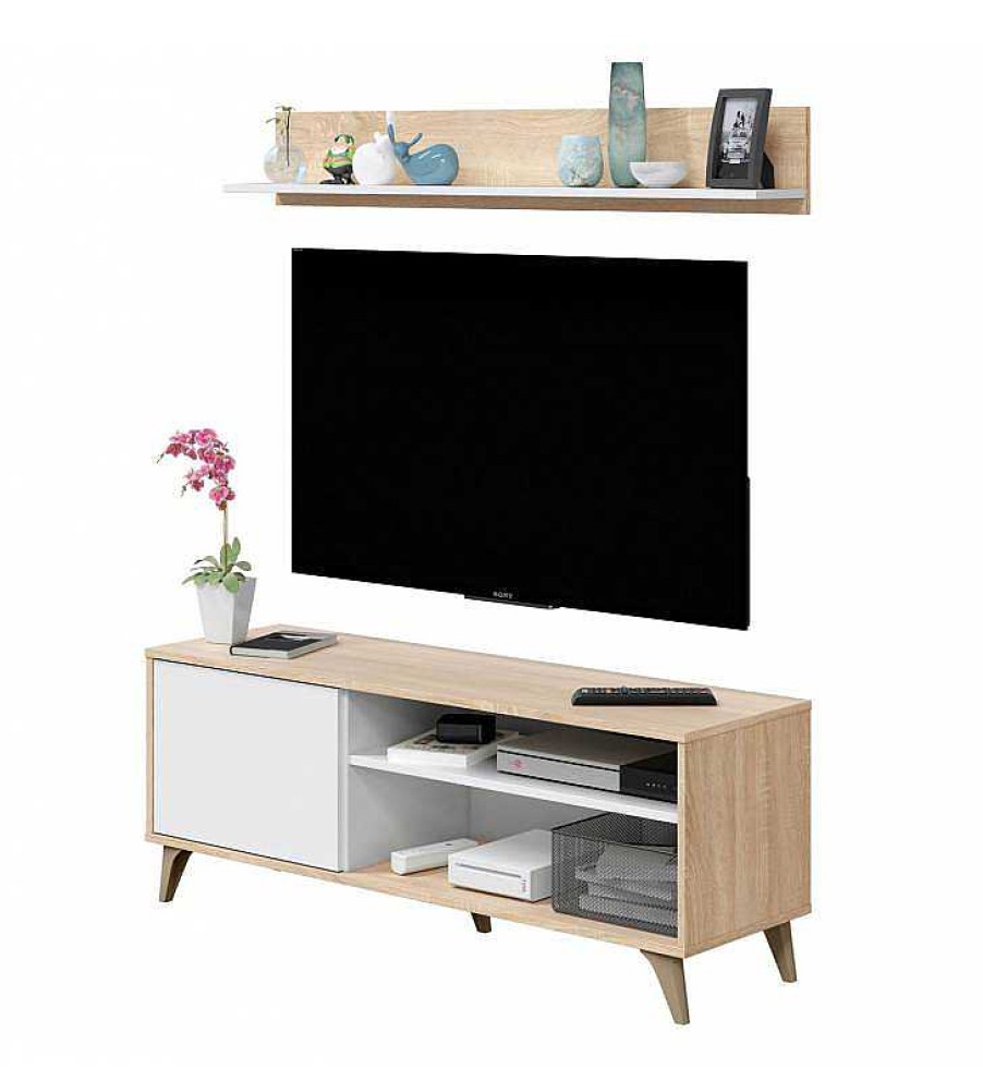 Sal N TOP MUEBLE | Mueble Tv Katia 1Puerta 1Estante