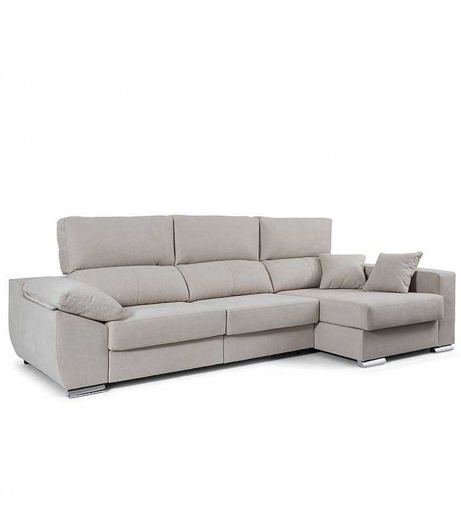 Sof S TOP MUEBLE | Sof Chaise Longue Kabul Bronx