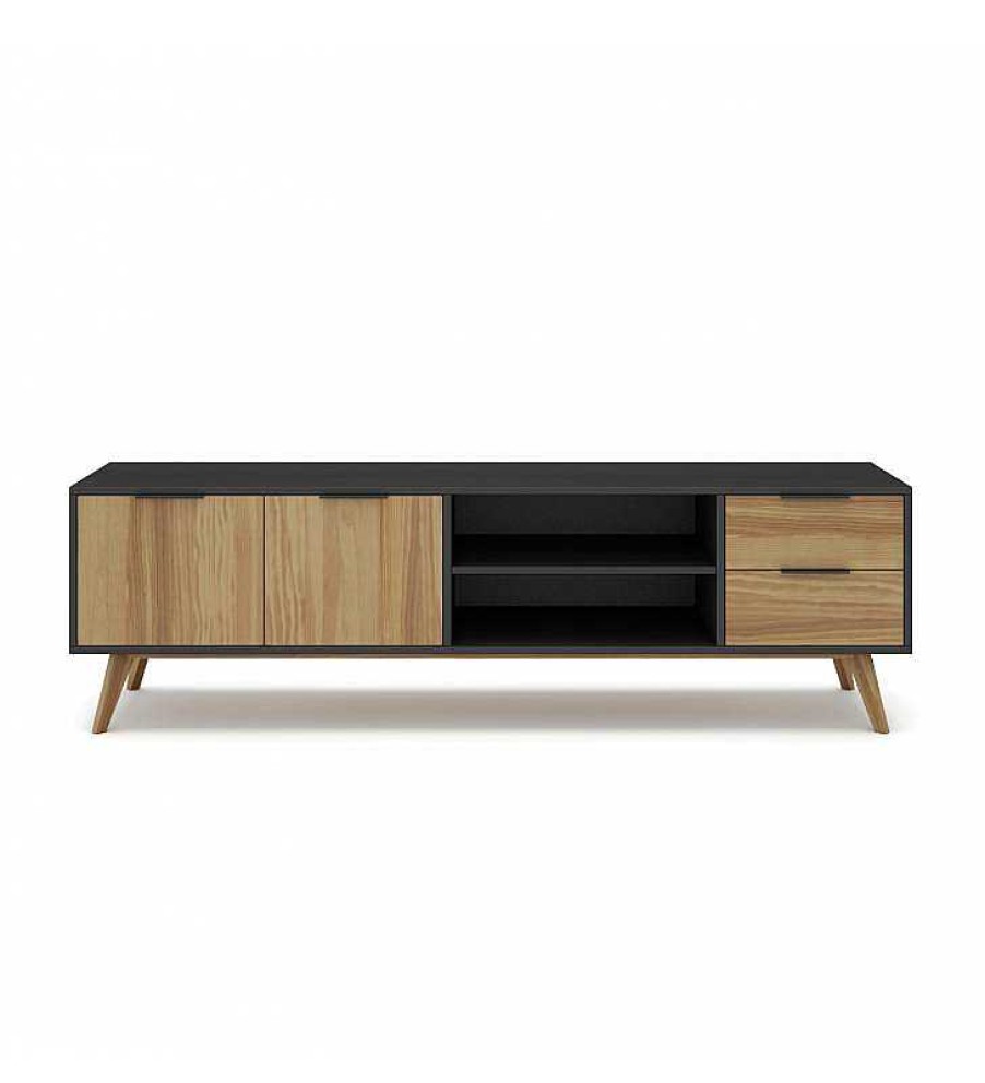 Sal N TOP MUEBLE | Mueble De Tv Luvis 2P2C2H