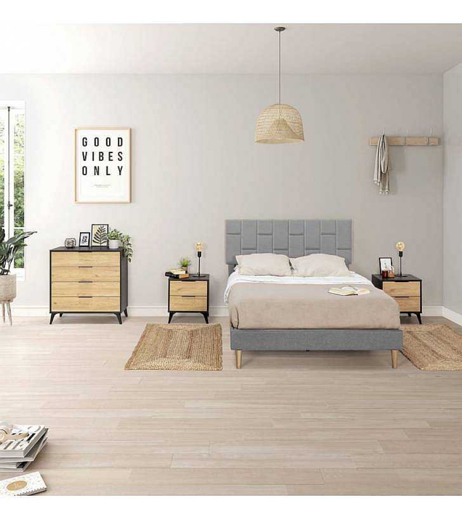 Dormitorio TOP MUEBLE Camas De Matrimonio | Cama Tapizada Sherezade