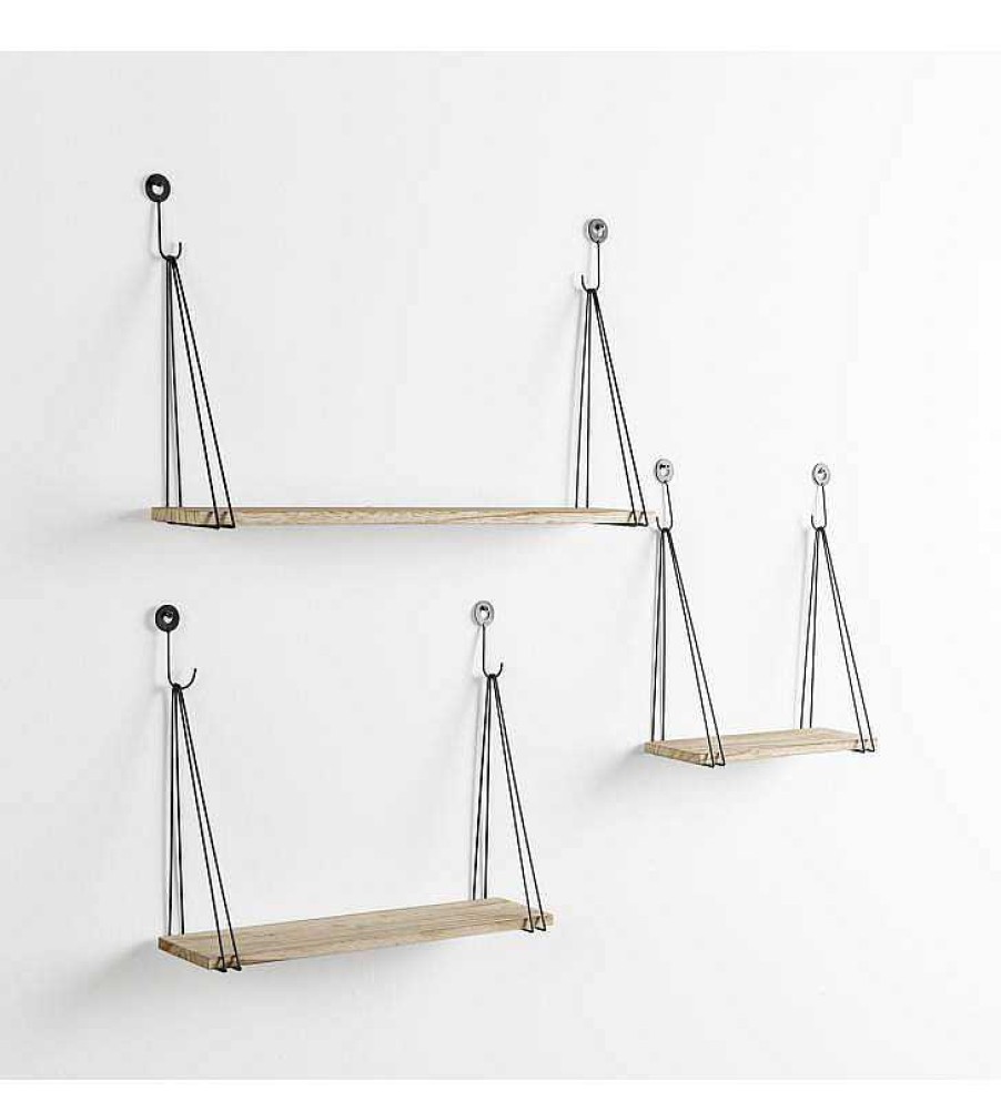 Sal N TOP MUEBLE | Set 3 Estanter As De Pared Aire