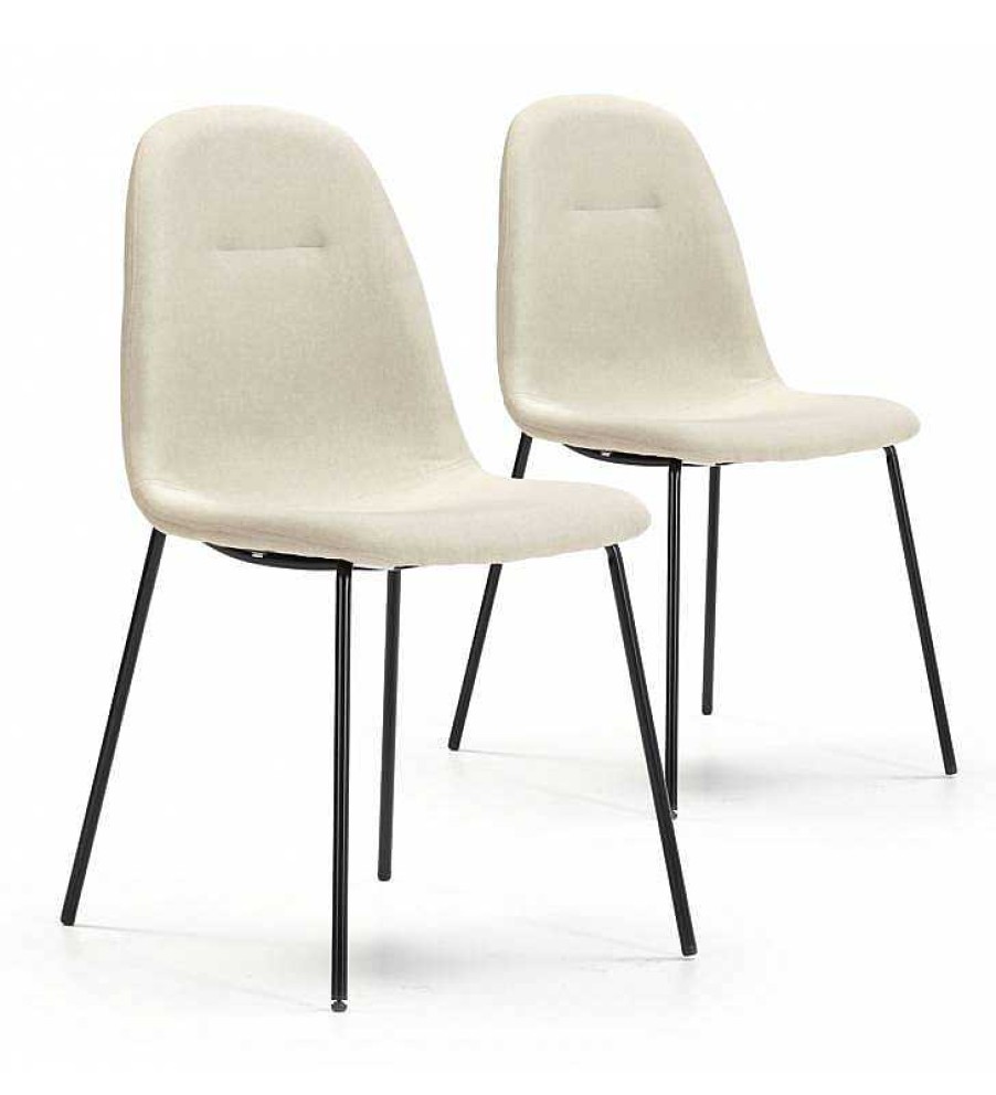 Comedor TOP MUEBLE | Silla Brenda Pack De 2 Uds