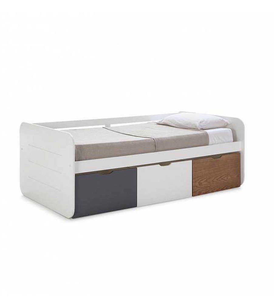 Dormitorio TOP MUEBLE Camas Juveniles | Cama Juvenil Abie Con Cajones