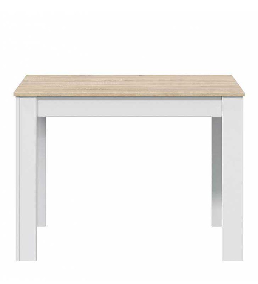 Comedor TOP MUEBLE | Mesa De Comedor Sonia Color Blanco/Roble