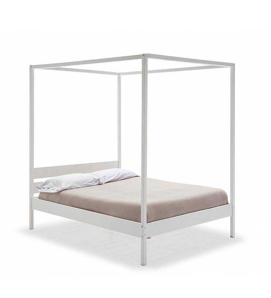 Dormitorio TOP MUEBLE Camas De Matrimonio | Cama Dossel 160Cm Con Somier