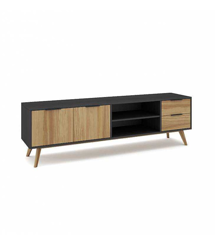 Sal N TOP MUEBLE | Mueble De Tv Luvis 2P2C2H